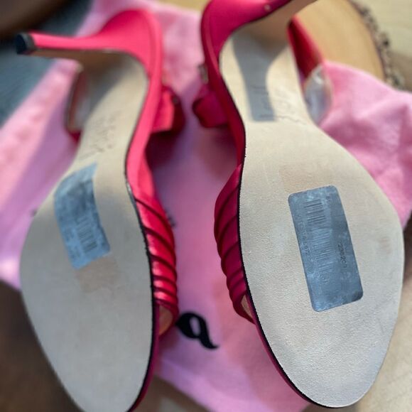 VINTAGE pair of NINA Satin Heel, NWT SZ 36.5/6.5 - Picture 5 of 6